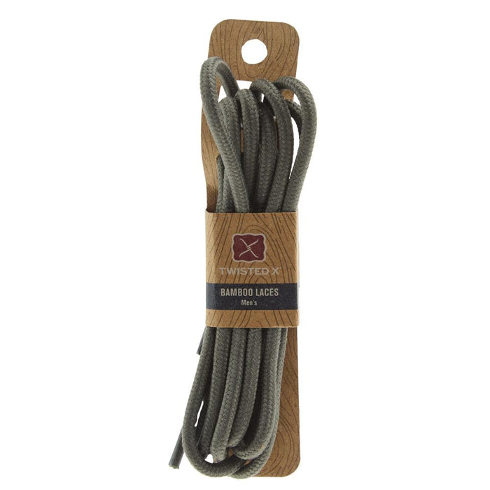 Bamboo Grey Shoelaces