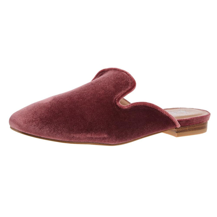 Womens Spotlight Blush Velvet Slide Loafer