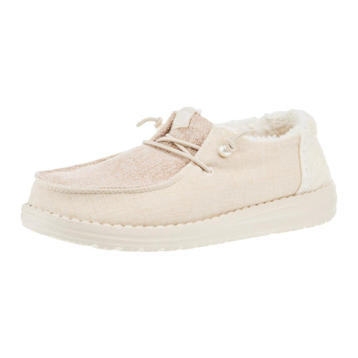 Womens Wendy Brushed Cozy Ivory Casual Shoe
