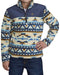 Boys Blue Aztec Fleece Pullover