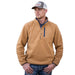 Mes Camel/Navy Wren Fleece Pullover