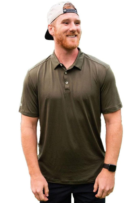 Mens Mallard Green Performance Polo