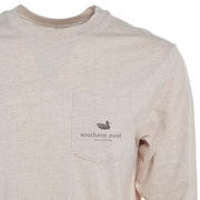 Mens Cream High Dessert Rodeo Long Sleeve Tee