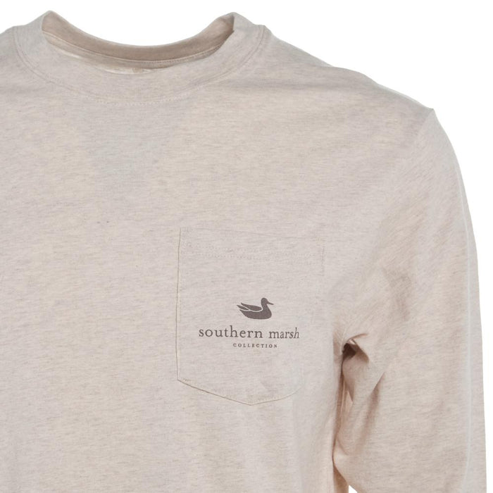 Mens Cream High Dessert Rodeo Long Sleeve Tee