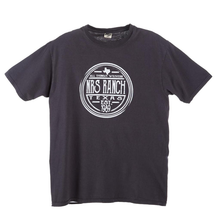 NRS Ranch Texas Coal Round Logo Tee