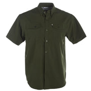 Mens Sandhill Ranch Green Short Sleeve Button Up Shirt
