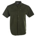 Mens Sandhill Ranch Green Short Sleeve Button Up Shirt