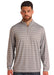 Mens Taupe Geo Print Pullover