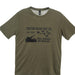 Mens Feet Hangin Green Frost Short Sleeve T-Shirt
