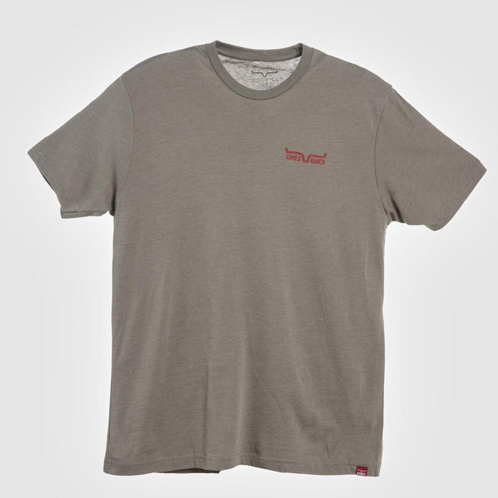 Mens Stone Grey Woody Short Sleeve T-Shirt