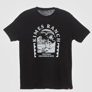 Mens Desert Arch Black Short Sleeve T-Shirt