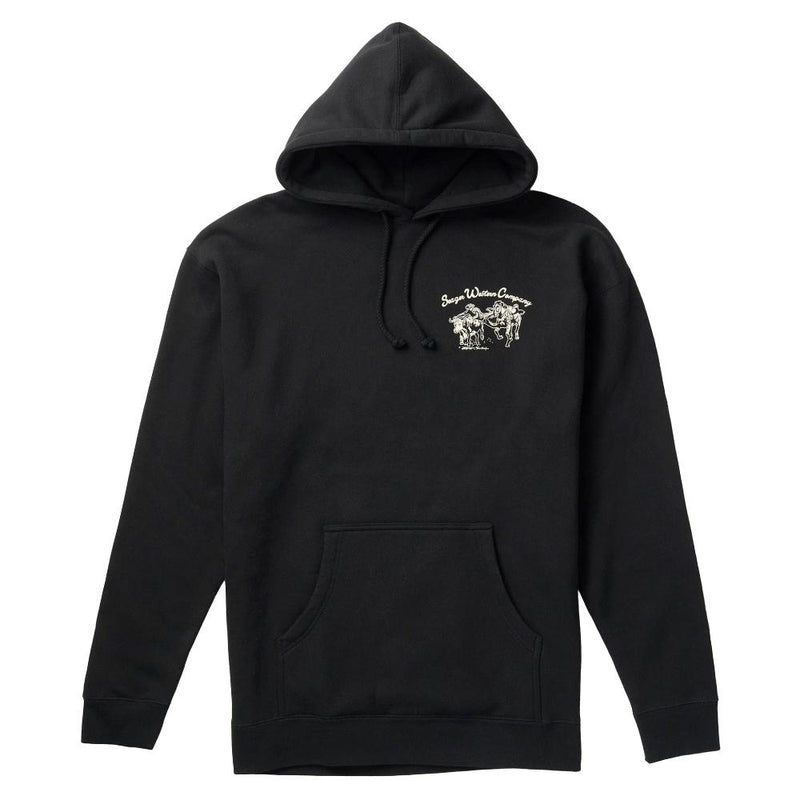 Mens Los Rios Black Hoodie