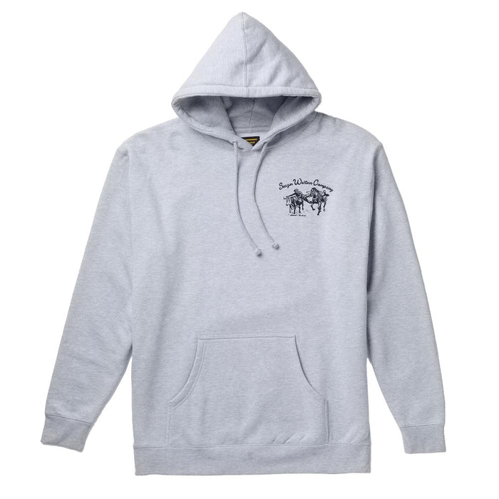 Mens Los Rios Grey Hoodie