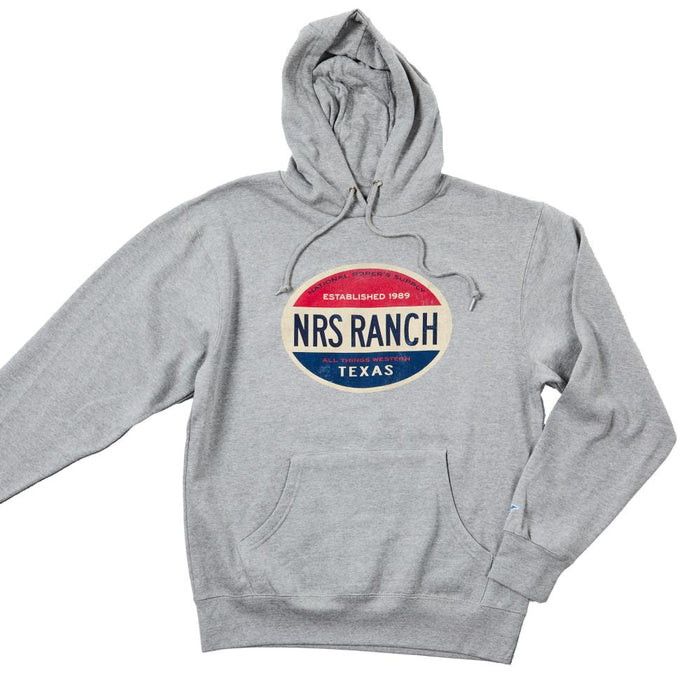NRS Ranch Graphite Oval Logo Hoodie