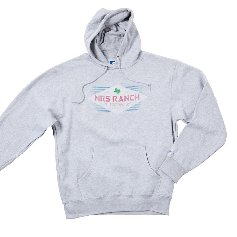 NRS Ranch Grey Diamond Logo Hoodie