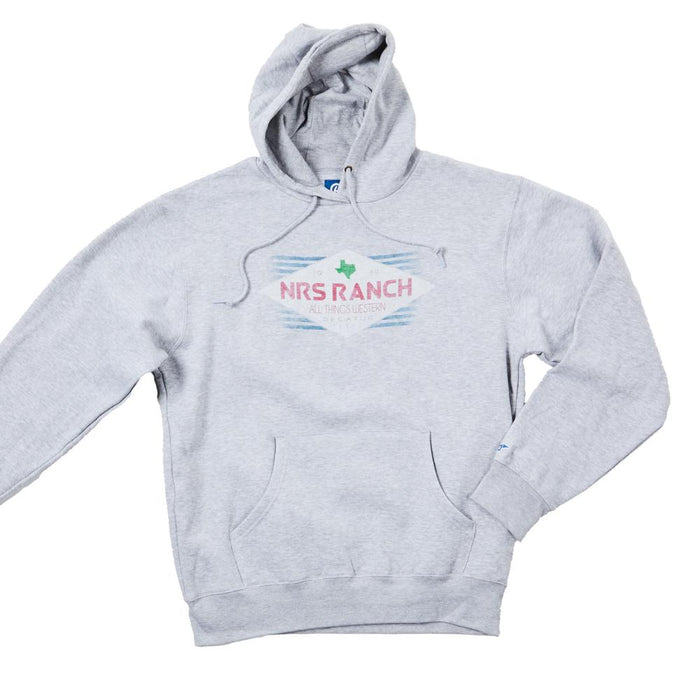 NRS Ranch Grey Diamond Logo Hoodie