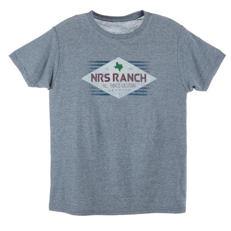 NRS Ranch Grey Diamond Logo Short Sleeve T-Shirt