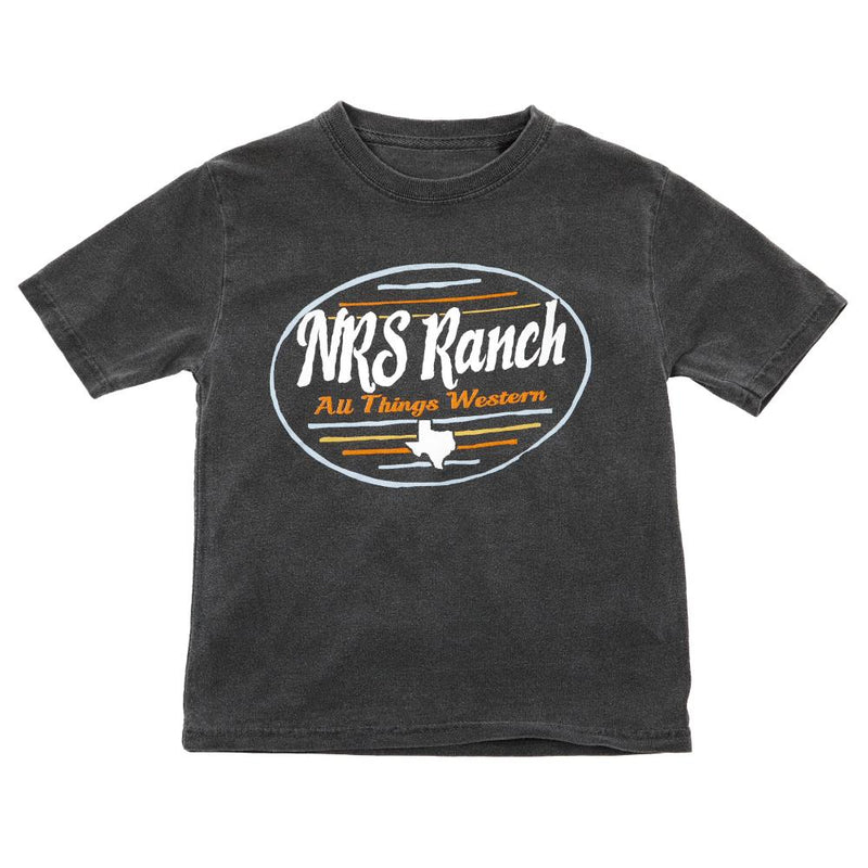 Lakeshirt Youth NRS Ranch All Things Western Logo Black Short Sleeve T-Shirt