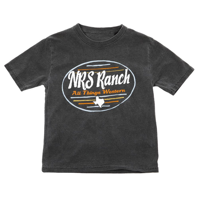Lakeshirt Youth NRS Ranch All Things Western Logo Black Short Sleeve T-Shirt