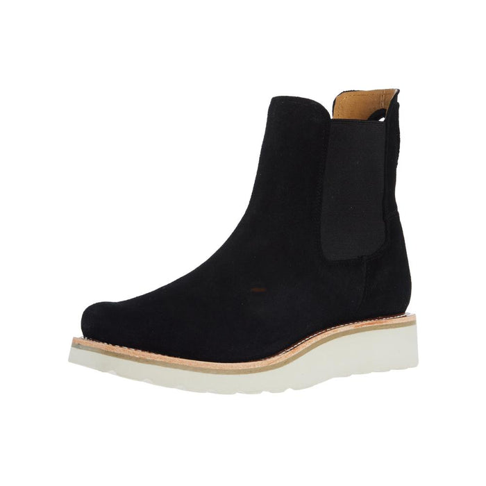 Women`s Black Suede Swedge Casual