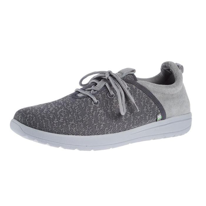 Mens ECO ANEW Grey Casual Lace Up Shoe