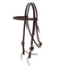 Chocolate Roughout Straight Browband Gag Headstall