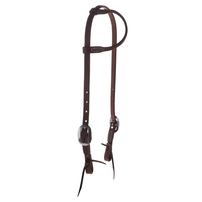 Heavy Oiled Single Ear Gag Headstall