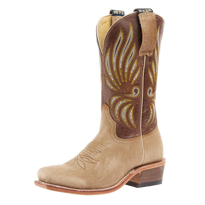 Women`s Sand Suede 11In Brown Dusty Cowhide Top Boot
