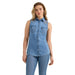 Womens Mid Wash Western Shirt