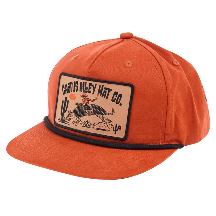 Buckin Dillo Orange/Black Cap