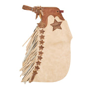 Vanilla Saddle Hickory Stars 4-5T Youth Chap