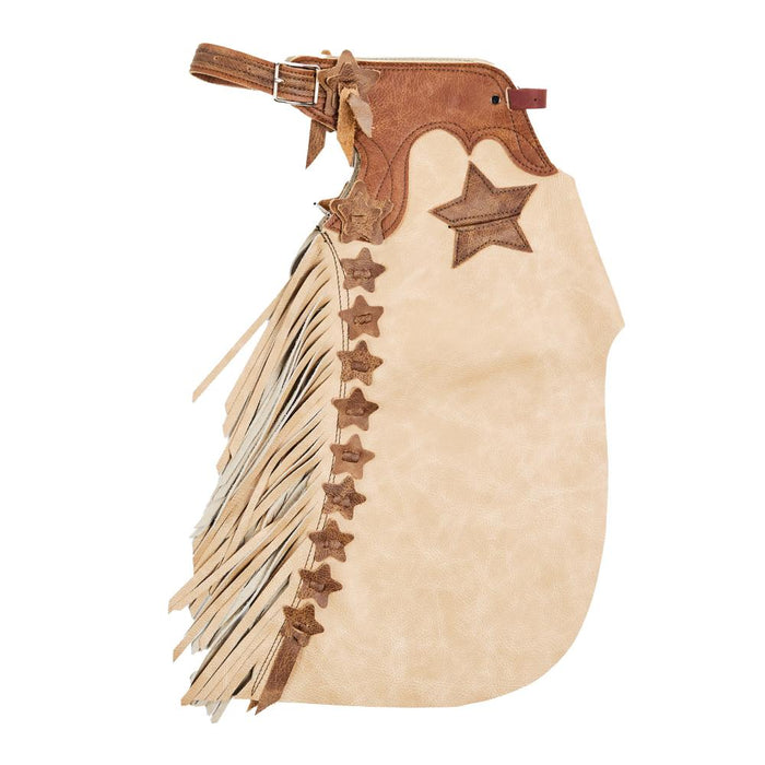 Vanilla Saddle Hickory Stars 2-3T Youth Chap