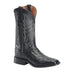 Mens George Strait FQ Ostrich 12In Black Top Cowboy Boots