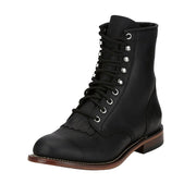 Men's Drennan Black Water Buffalo 7In Lace Up Roper Boot