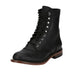 Men's Drennan Black Water Buffalo 7In Lace Up Roper Boot