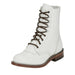 Womens White Water Buffalo Lace Up Roper Boot