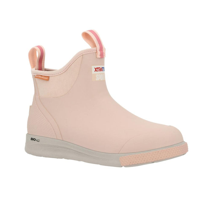 Womens 6In Blush Pink Ankle Sport Deck Boot