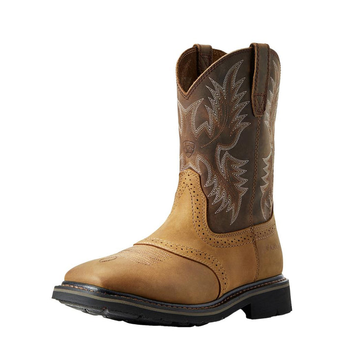 Mens Sierra 10In Top Wide Square Soft Toe Work Boot