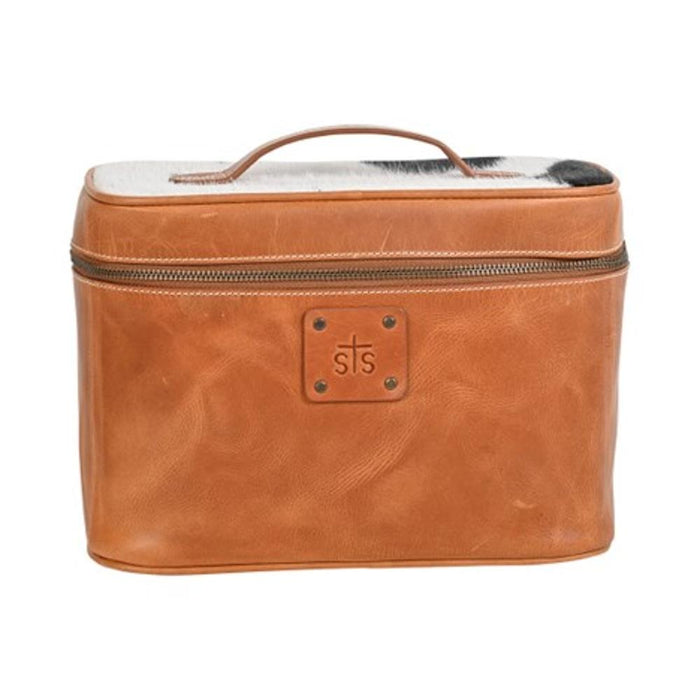 Cowhide Basic Bliss Train Case