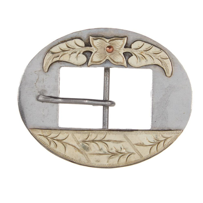 1in Floral Cart Style Buckle