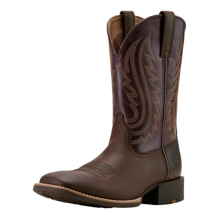 Mens Sport Big Country Barely Brown 11In Perfect Purple Top Cowboy Boots