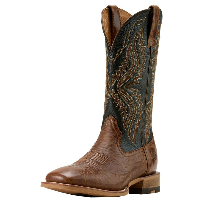 Men`s Baxter Dark Tan 13In Black Deertan Top Boot