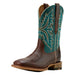 Men`s Walker Espresso 11In Scuba Blue Top Boot
