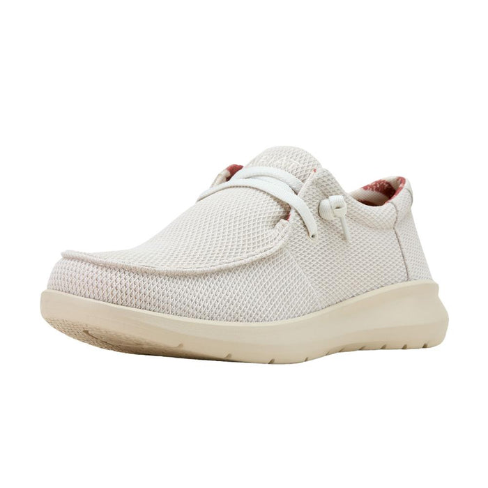 Mens Hilo Cream Mesh Casual Shoe