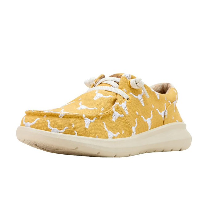Womens Hilo Doodle Steer Head Casual Shoe
