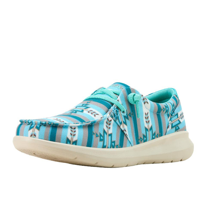 Womens Hilo Multi Turquoise Casual Shoe