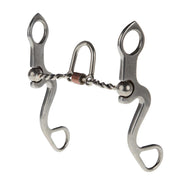 Calvary Loose Port Twisted Wire Shank Bit