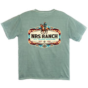 NRS Ranch Pale Jade Southwest Logo with Cowboy Tee