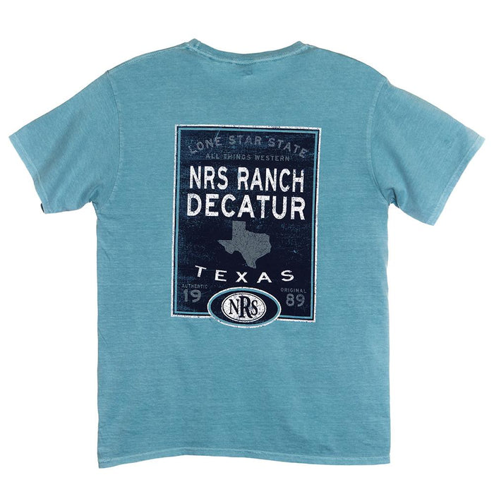 NRS Ranch Lone Star State Logo Denim Tee