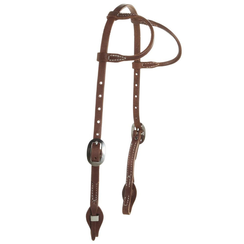 Oiled Double Ear Quick Change Headstall